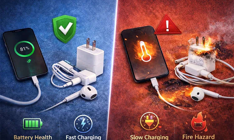 چرا تشخیص لوازم جانبی اصل از تقلبی اهمیت دارد؟